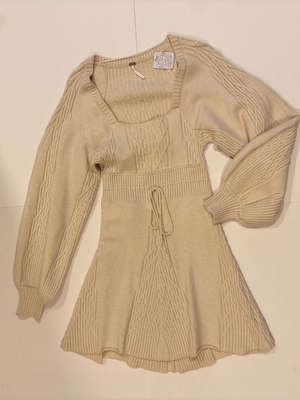 Free People Emmaline Long Sleeve Knit Sweater Dress